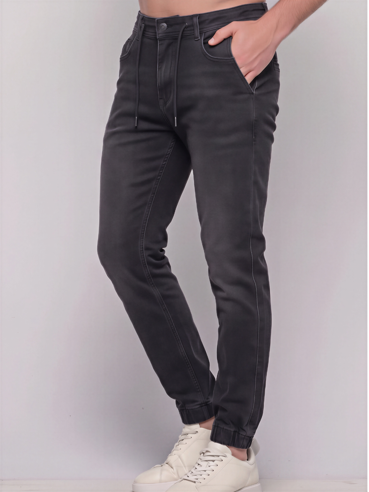 Παντελόνι Jean Left Black — Ανδρικό Jean