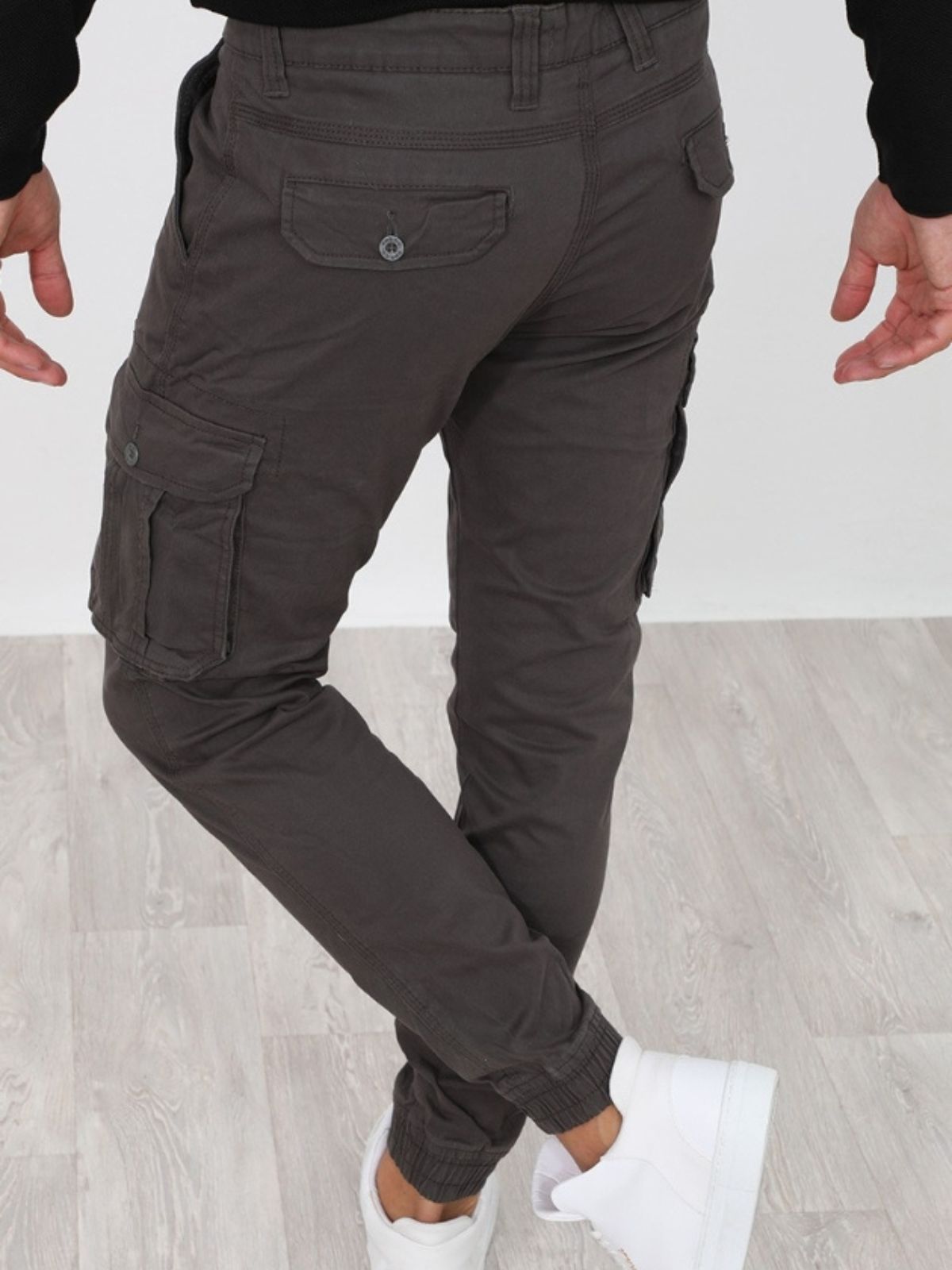 Παντελόνι Cargo με λάστιχο Hi D.Grey