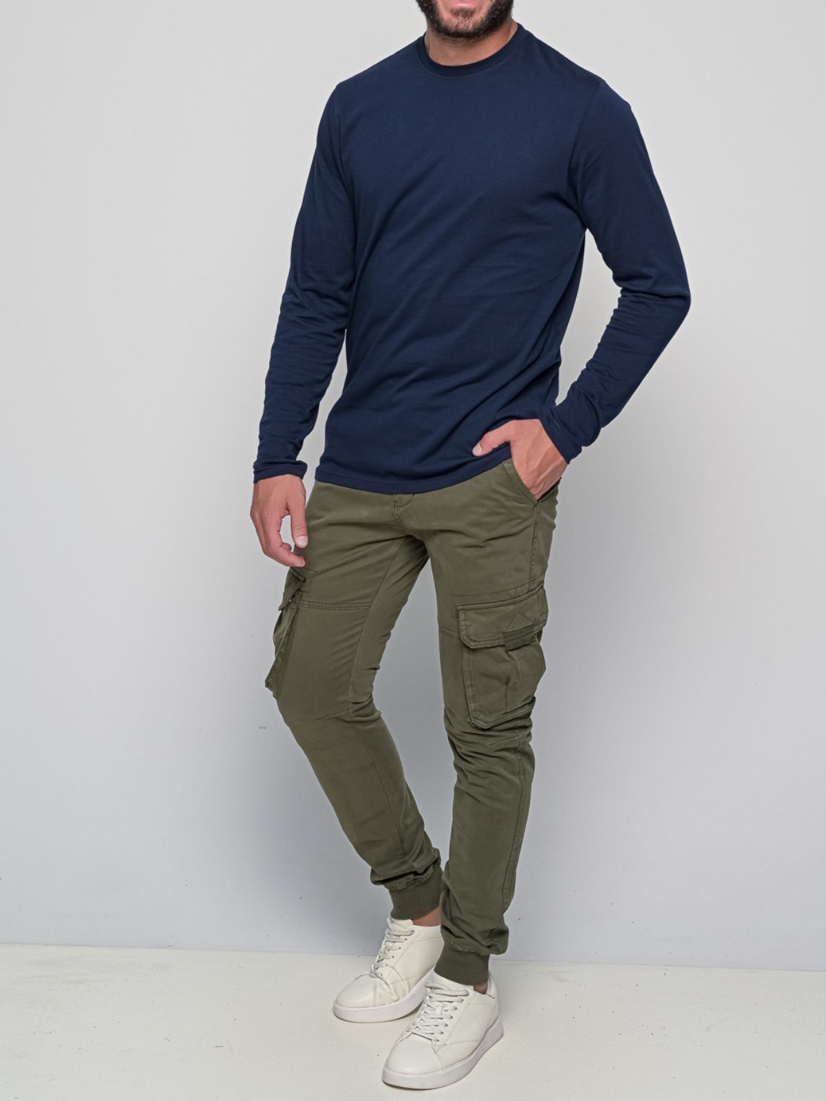 Παντελόνι Cargo με λάστιχο Really Khaki