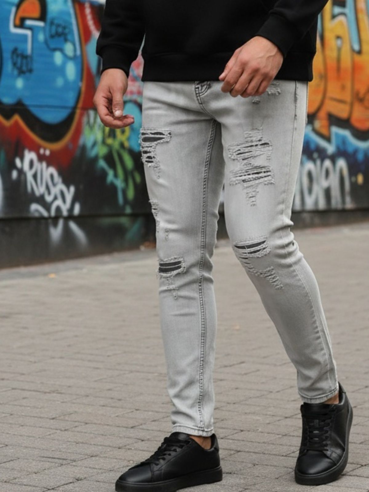 Παντελόνι Jean Perfect Grey — Ανδρικό Jean