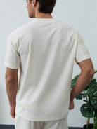 T-shirt Oversized Lock Ecru — Ανδρικό T-shirt