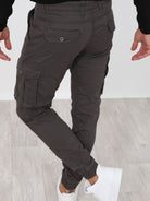 Παντελόνι Cargo με λάστιχο Hi D.Grey