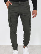 Παντελόνι Cargo με λάστιχο Hi Khaki