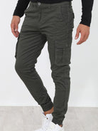 Παντελόνι Cargo με λάστιχο Hi Khaki