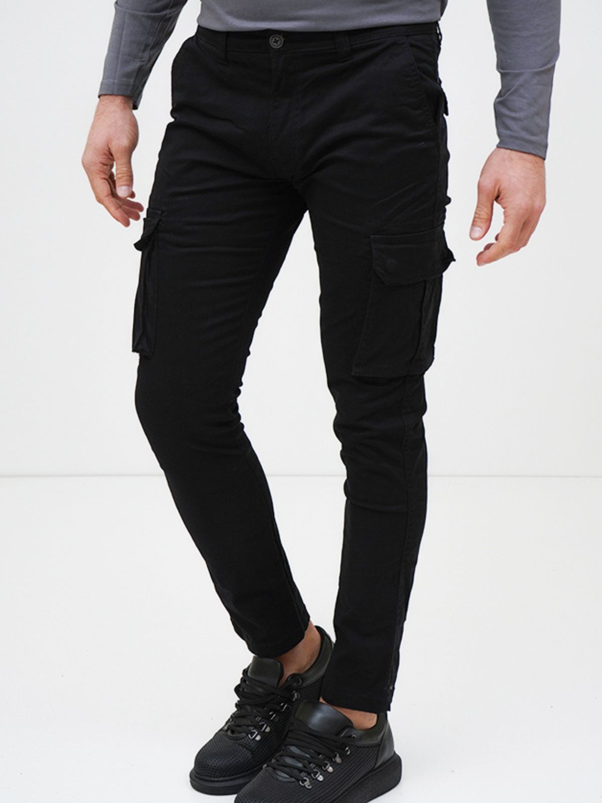 Παντελόνι Cargo Ίσιο Kill Black