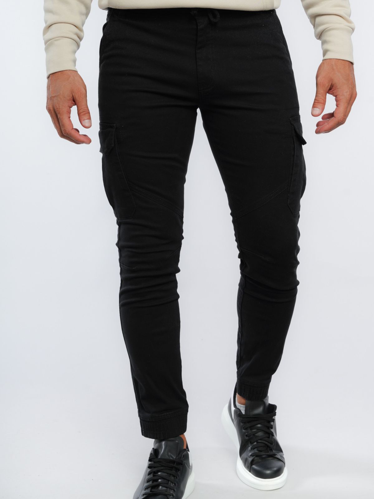 Παντελόνι Cargo με λάστιχο New Black