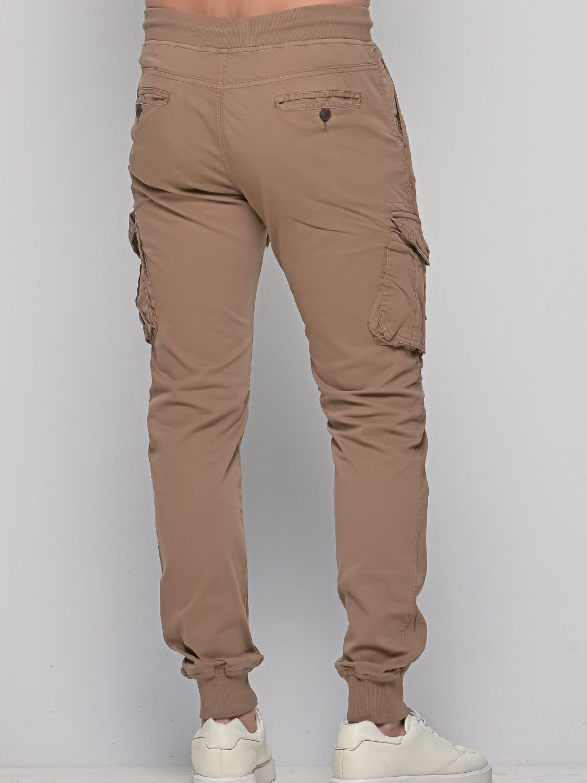 Παντελόνι Cargo με λάστιχο Really Beige