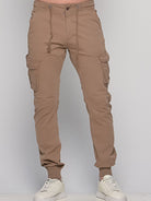 Παντελόνι Cargo με λάστιχο Really Beige