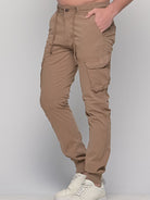 Παντελόνι Cargo με λάστιχο Really Beige