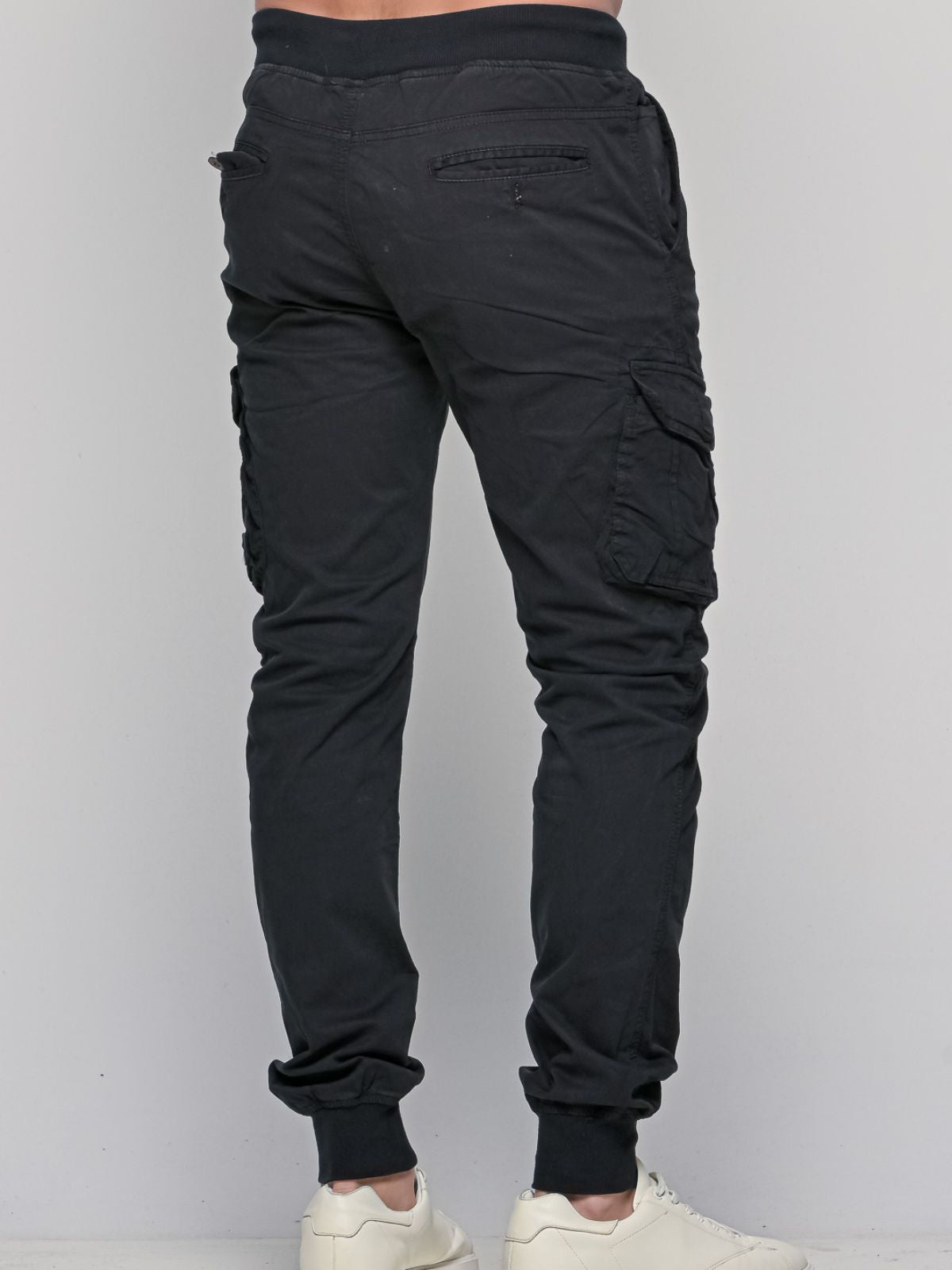 Παντελόνι Cargo με λάστιχο Really Black