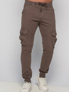 Παντελόνι Cargo με λάστιχο Really Brown