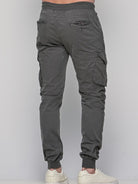 Παντελόνι Cargo με λάστιχο Really Dark Grey 