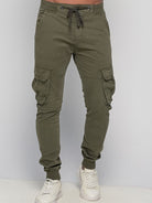 Παντελόνι Cargo με λάστιχο Really Khaki