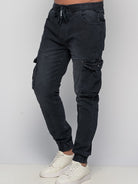 Παντελόνι Jean Cargo Wait Black