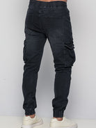 Παντελόνι Jean Cargo Wait Black