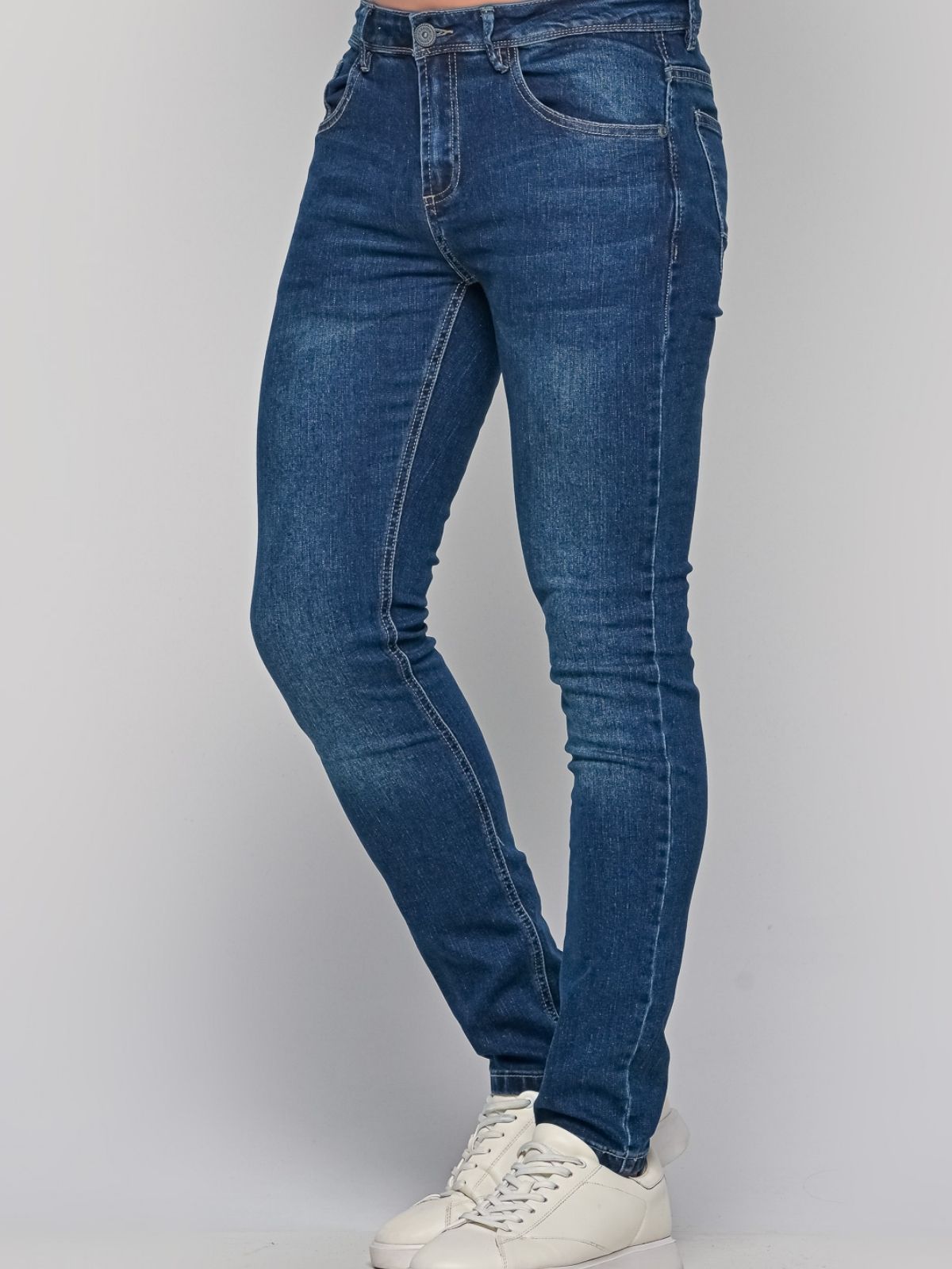 Παντελόνι Jean με ξεβάμματα Mind Blue