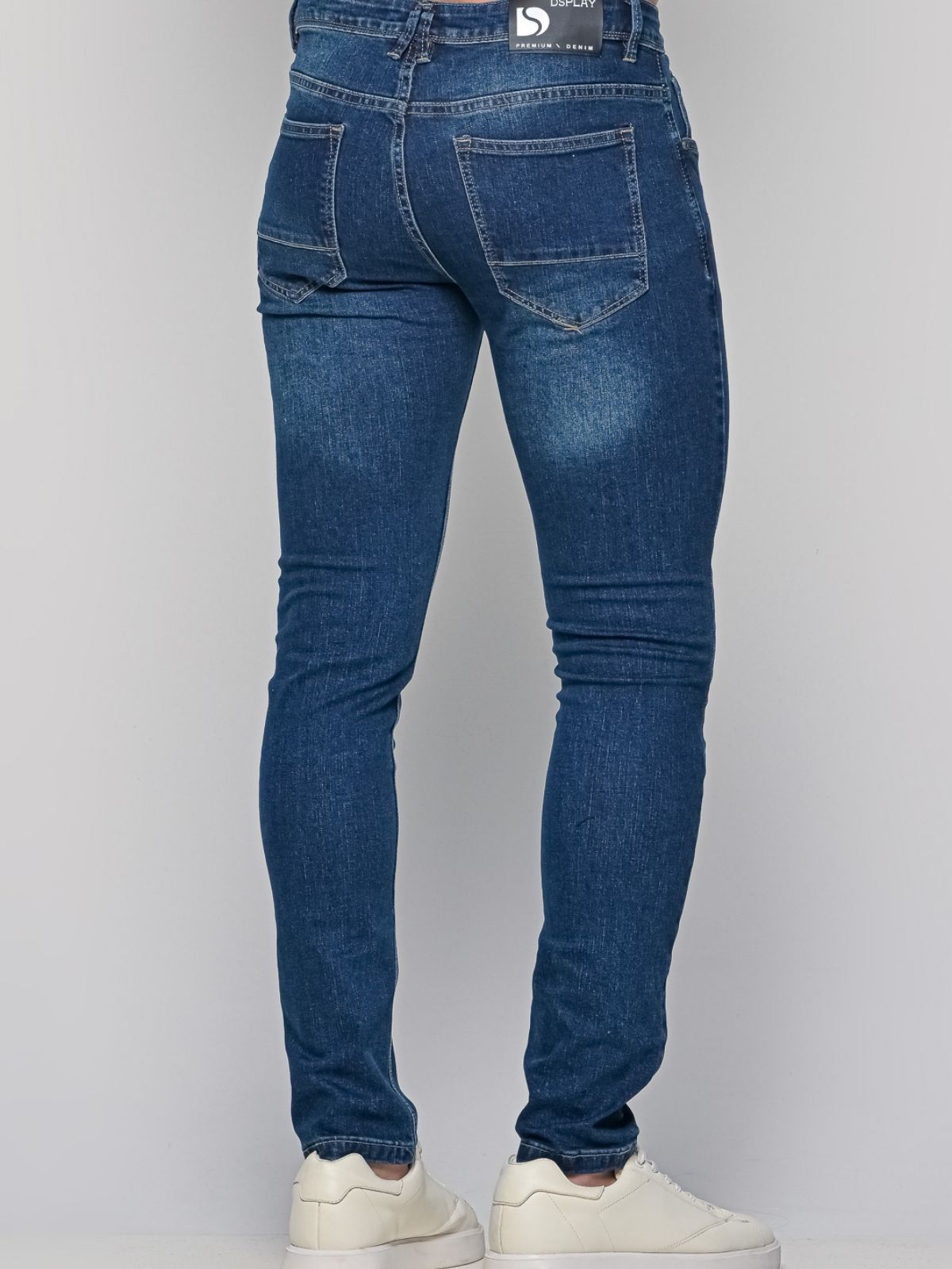 Παντελόνι Jean με ξεβάμματα Mind Blue