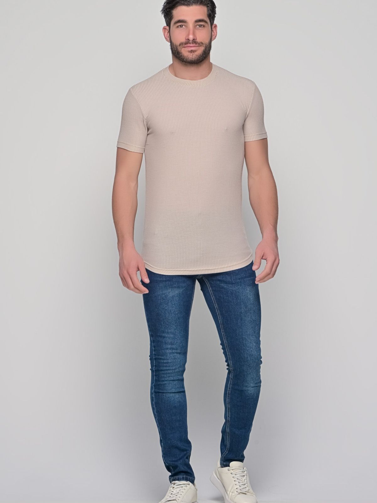 Παντελόνι Jean με ξεβάμματα Mind Blue