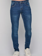 Παντελόνι Jean με ξεβάμματα Mind Blue