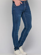 Παντελόνι Jean με ξεβάμματα Mind Blue