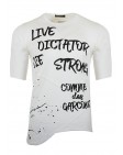 Ανδρικό T-shirt Live Strong Ecru