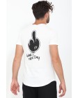 Ανδρικό T-shirt Finger White