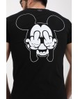 Ανδρικό T-shirt Mickey Back Black