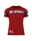 Ανδρικό T-shirt Beat Bordeaux