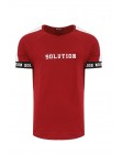 Ανδρικό T-shirt Solution Bordeaux