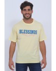 Ανδρικό T-shirt Blessings Yellow