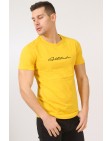 Ανδρικό T-shirt Square Mustard