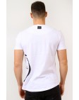 Ανδρικό T-shirt Circle White