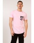Ανδρικό T-shirt First Pink