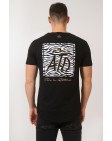 Ανδρικό T-shirt Zebra Black