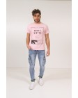 Ανδρικό T-shirt Route Pink