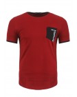 Ανδρικό T-shirt Fudgel Bordeaux