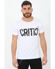 Ανδρικό T-shirt Critic White