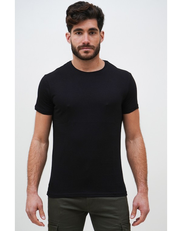 Ανδρικό T-shirt Becasual Black