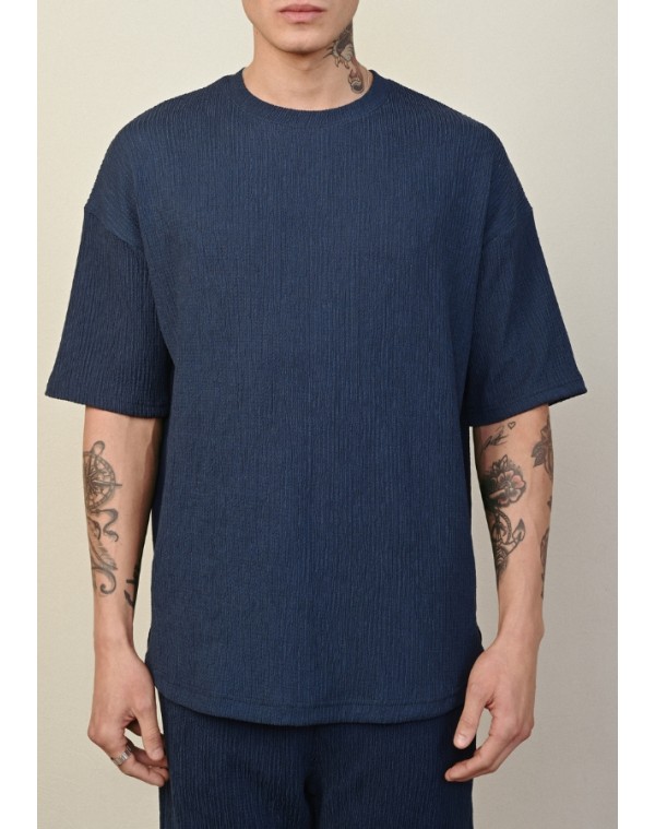 Oversized T-Shirt με Milan D.Blue