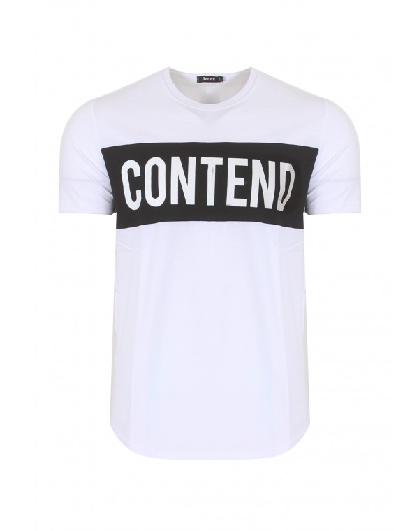 Ανδρικό T-shirt Contend White