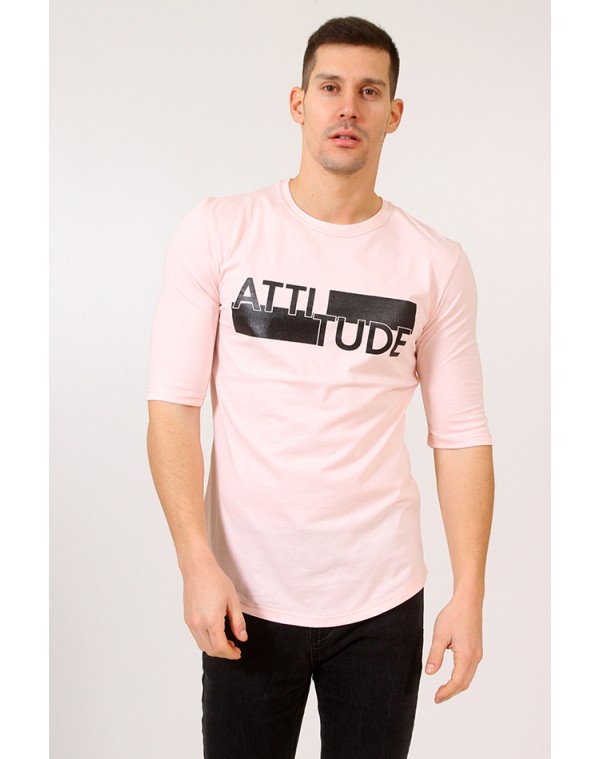 Ανδρικό T-shirt Num Pink