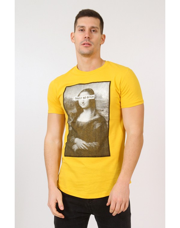 Ανδρικό T-shirt Trust Mustard