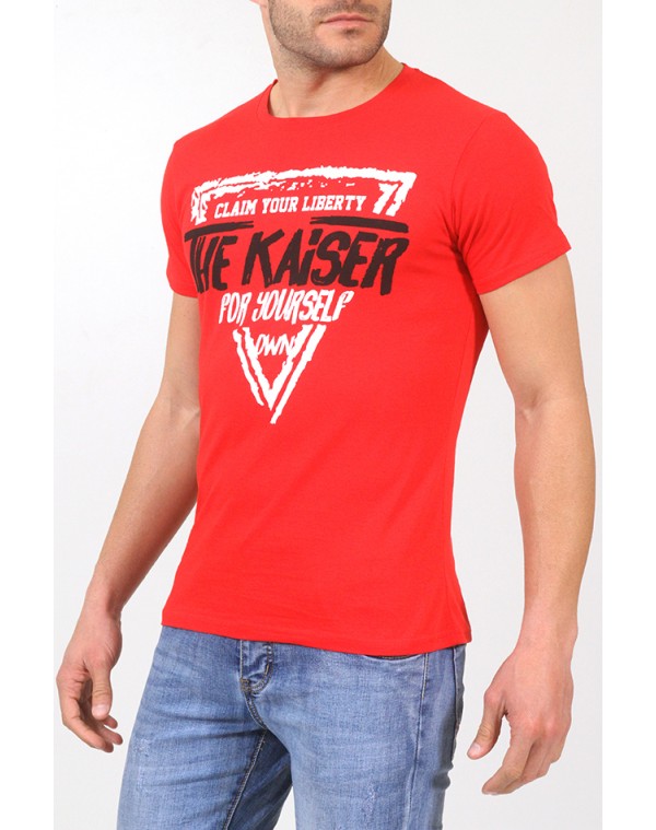 Ανδρικό T-shirt Kaiser Red
