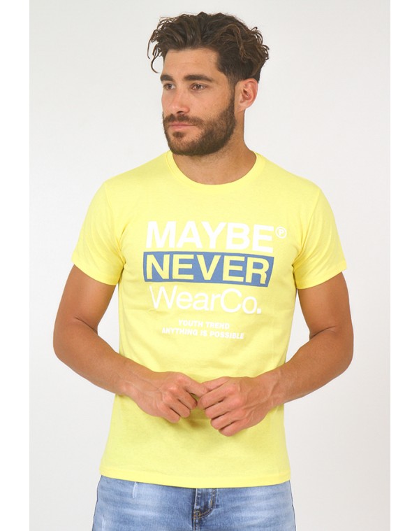 Ανδρικό T-shirt Solution Yellow