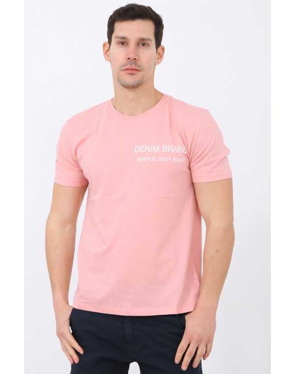 Ανδρικό T-shirt Brand Pink