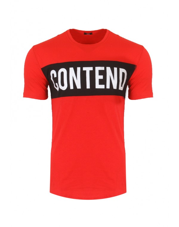 Ανδρικό T-shirt Contend Red