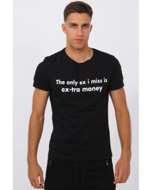 Ανδρικό T-shirt Money Black