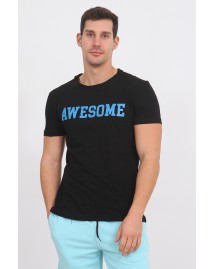 Aνδρικό Τ-Shirt Awesome Black