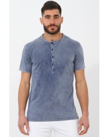 Ανδρικό T-shirt Wash Blue