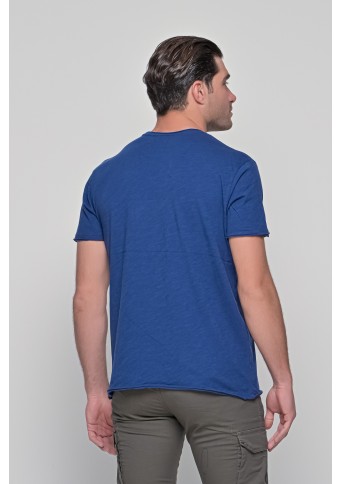 Ανδρικό T-shirt Round Blue